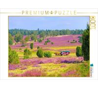 Puzzle CALVENDO Promenades en calèche à travers la lande | 1000 pièces, format a