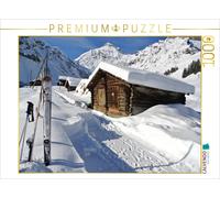 Puzzle CALVENDO refuge de ski | 1000 pièces, format assemblé 64 × 48 cm | Puzzle