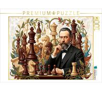 Puzzle CALVENDO Regard de stratège - Un joueur d'échecs attend un adversaire | 1