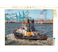 Puzzle CALVENDO Remorqueur du port d'Anvers | 1000 pièces, format assemblé 64 ×