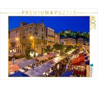 CALVENDO Puzzle Restaurants du Cours Saleya 1000 Pieces 64 x 48 cm from Werner Dieterich