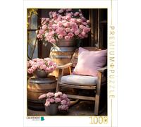 Puzzle CALVENDO Rêve de fleurs roses | 1000 pièces, format assemblé 64 × 48 cm |