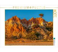 Puzzle · Rocher de l'Algarve | Formations rocheuses majestueuses dans la lumière du soir · 1000 pièces · Format assemblé 64 × 48 cm · CALVENDO Puzzle