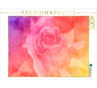 CALVENDO Puzzle Bunte Rose 1000 Teile Puzzle quer 1000 Pieces 64 x 48 cm from Melanie Viola