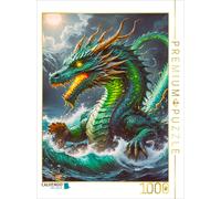 Puzzle · Ryujin, Le Dieu Dragon de la mer | Mythologie japonaise · Dieux, héros et monstres · 1000 pièces · Format assemblé 64 × 48 cm · CALVENDO Puzzle