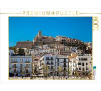 CALVENDO Puzzle Sa Penya mit der Kathedrale Von Ibiza 1000 Teile Puzzle quer 1000 Pieces 64 x 48 cm from Alexander Wolff