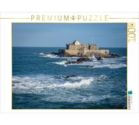 Puzzle CALVENDO Saint-Malo, das Fort du Grand Bé | 1000 pièces, format assemblé