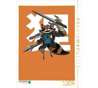 Puzzle CALVENDO Samouraï raton laveur | 1000 pièces, format assemblé 64 × 48 cm