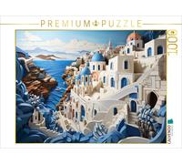 Puzzle CALVENDO Santorin en papier couché | 1000 pièces, format assemblé 64 × 48