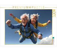 Puzzle CALVENDO Saut en parachute | 1000 pièces, format assemblé 64 × 48 cm | Pu