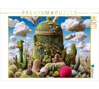 Puzzle · Sculpture Vivante de Cactus | Des cactus avec de la personnalité · 1000 pièces · Format assemblé 64 × 48 cm · CALVENDO Puzzle