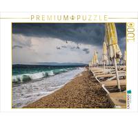 Puzzle CALVENDO Se baigner à la Corne d'Or (Zlatni Rat) sur l'île de Brac | 1000