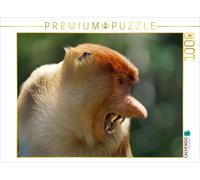 Puzzle CALVENDO Singe à nez long de Bornéo | 1000 pièces, format assemblé 64 × 4