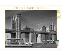 Puzzle CALVENDO SKYLINE DE MANHATTAN ET PONT DE BROOKLYN - Monochrome | 1000 piè