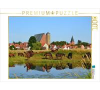 CALVENDO Puzzle Skyline Verden/Aller 1000 Teile Puzzle quer 1000 Pieces 64 x 48 cm from Günther Klünder