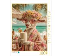 Puzzle CALVENDO Soleil et milk-shake - des vacances de luxe | 1000 pièces, forma