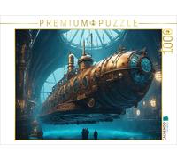 Puzzle · sous-Marin futuriste | Le monde des machines steampunk · 1000 pièces · Format assemblé 64 × 48 cm · CALVENDO Puzzle