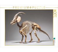 Puzzle CALVENDO Squelette de dinosaure Parasaurolophus avec crête céphalique dis