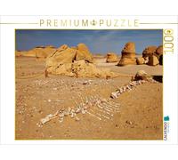 Puzzle CALVENDO Squelette fossilisé de baleine à Wadi Hitan | 1000 pièces, forma
