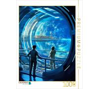Puzzle CALVENDO Station spatiale au-dessus d'une planète | 1000 pièces, format a