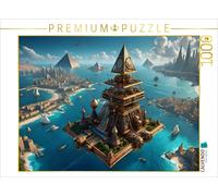 Puzzle CALVENDO Steampunk - Ferry aérien | 1000 pièces, format assemblé 64 × 48