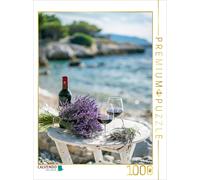 Puzzle CALVENDO Strandrendevouz à la lavande | 1000 pièces, format assemblé 64 ×
