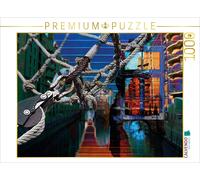 Puzzle CALVENDO Sur le réseau de Hambourg | 1000 pièces, format assemblé 64 × 48