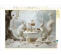 Puzzle · Tableau des Desserts | Des é uils se régalent sans gêne sous un arbre · 1000 pièces · Format assemblé 64 × 48 cm · CALVENDO Puzzle