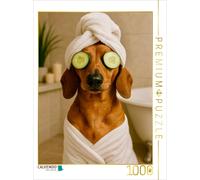 Puzzle CALVENDO Teckel de luxe | 1000 pièces, format assemblé 64 × 48 cm | Puzzl