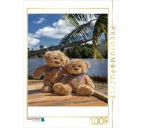 Puzzle CALVENDO Teddy le voyageur à Kuba | 1000 pièces, format assemblé 64 × 48