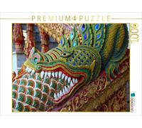 CALVENDO Puzzle Thaïlande, Dragon Devant Le Temple, 1000 pièces, Taille de la Ponte, 64 x 48 cm, Photo Puzzle, Image par Gabriele Gerner-Haudum
