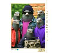 Puzzle CALVENDO The Crew - Des pigeons urbains dans le style de la rue | 1000 pi