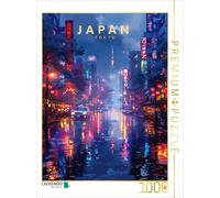 Puzzle CALVENDO Tokyo de nuit | 1000 pièces, format assemblé 64 × 48 cm | Puzzle