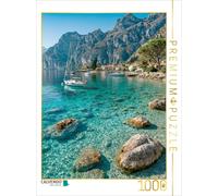 Puzzle CALVENDO Torbole - Une eau bleu turquoise et la liberté des Alpes | 1000