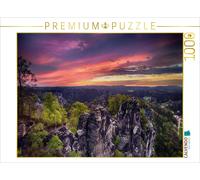 Puzzle CALVENDO Tôt le matin sur la Bastei | 1000 pièces, format assemblé 64 × 4