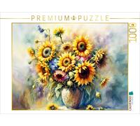 Puzzle CALVENDO Tournesols | 1000 pièces, format assemblé 64 × 48 cm | Puzzle ph