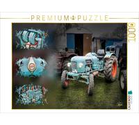 CALVENDO Puzzle Oldtimer Traktor Eicher 1000 Teile Puzzle quer 1000 Pieces 64 x 48 cm from Peter Roder