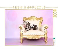 CALVENDO Puzzle Turopolje Ferkel / Turopolje Piglet 1000 Pieces 64 x 48 cm from Jeanette Hutfluss