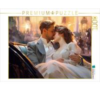 Puzzle · Un Baiser dans Une calèche | Impressionnisme · 1000 pièces · Format assemblé 64 × 48 cm · CALVENDO Puzzle