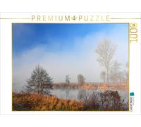 Puzzle CALVENDO Un brouillard recouvre la vallée de l'Amper | 1000 pièces, forma
