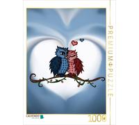 Puzzle CALVENDO Un couple de chouettes | 1000 pièces, format assemblé 64 × 48 cm