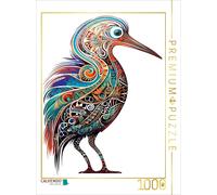 Puzzle CALVENDO Un kiwi dans un motif de tatouage | 1000 pièces, format assemblé