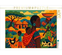 Puzzle CALVENDO Un matin dans les bras de maman Afrique | 1000 pièces, format as