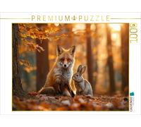 Puzzle CALVENDO Un moment de calme dans la forêt en automne | 1000 pièces, forma