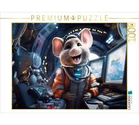 Puzzle CALVENDO Un motif du calendrier Souris dans l'espace | 1000 pièces, forma