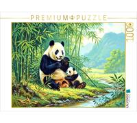 Puzzle CALVENDO Un panda dans le style des peintures anciennes | 1000 pièces, fo