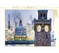 Puzzle CALVENDO Un paquebot de croisière à quai à Hambourg | 1000 pièces, format