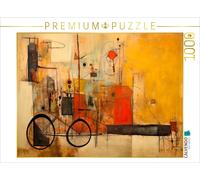 Puzzle · Un Petit Tour à vélo dans la Ville | Une exploration abstraite des espaces de pensée créatifs · 1000 pièces · Format assemblé 64 × 48 cm · CALVENDO Puzzle