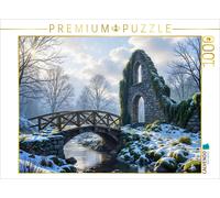 Puzzle CALVENDO Un pont vers l'oubli - Brouillard au-dessus des vieilles ruines