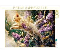 Puzzle CALVENDO Un saut de chat dans le monde des lilas | 1000 pièces, format as